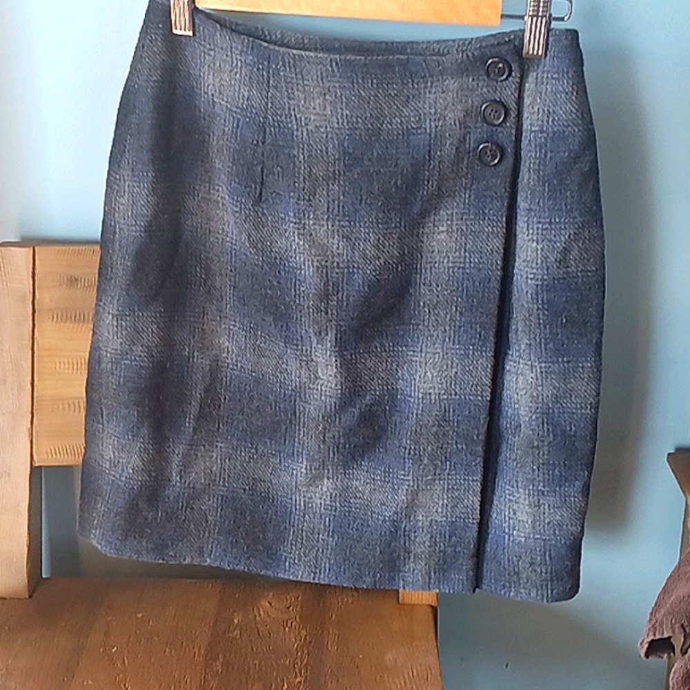 Lambswool Ralph Lauren wrap skirt